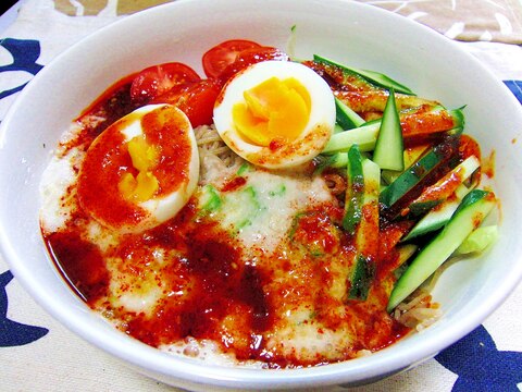 ネバトロでスタミナ＆パワーアップ！ビビン冷麺